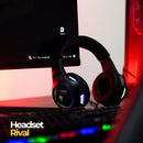 Fone De Ouvido Headset Gamer Rgb Led Pc Computador Vídeogame