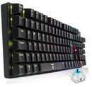 Teclado Mecânico Gamer Switch Blue Led Rgb 7 Cores Rainbow 12 Funções Anti Ghosting