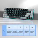 MageGee Teclado portátil 60% mecânico para jogos, MK-Box LED retroiluminado
