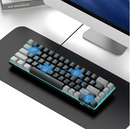 MageGee Teclado portátil 60% mecânico para jogos, MK-Box LED retroiluminado