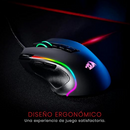 Mouse Gamer Redragon Predator RGB M612-RGB, Preto