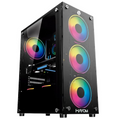 Gabinete Gamer Hayom GB1749 – Mid Tower com 4 Fans e RGB