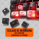Kit Gamer Mageon Teclado Semimecânico RGB ABNT2 + Mouse 2400DPI + Mousepad Preto