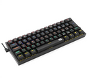 Teclado Mecanico Gamer Fizz Rainbow Preto Switch Azul