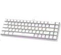 GOKOCO Teclado Mecânico com Fio 65% A1802, Gamer Switch Vermelho 68 Teclas, Iluminação RGB com 17 Modos