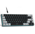 MageGee Teclado portátil 60% mecânico para jogos, MK-Box LED retroiluminado