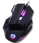 Mouse Gamer 7D 3200 DPI Ajustável 7 Botões Luzes Led RGB Alta Precisão e Velocidade