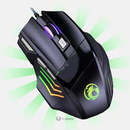 Mouse Gamer 7D 3200 DPI Ajustável 7 Botões Luzes Led RGB Alta Precisão e Velocidade