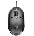 Mouse com Fio Multi Classic Box USB 1200 DPI com Design Compacto e Cabo de 1,2m – Preto MO300
