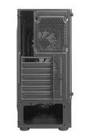 Gabinete Gamer Mancer Hexer 2, Mid-Tower, Lateral de Vidro, Com 3 Fans Rainbow, Preto
