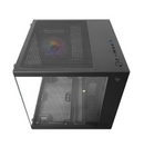 Gabinete Gamer Pichau Atom, Mini-Tower, Lateral de Vidro, Com 1 Fan, Preto