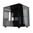 Gabinete Gamer Kalkan Midgard Preto Micro-atx Aquário Preto