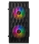 Gabinete para jogos TGT Jester V2 com 2 ventiladores cor Preto