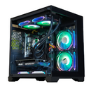Gabinete Gamer Hayom Aquário Com 4 Cooler Fan Led Rgb
