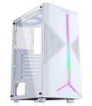 Gabinete Gamer Holt Mid Tower RGB Branco Fortrek