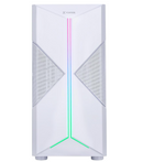 Gabinete Gamer Holt Mid Tower RGB Branco Fortrek