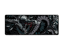 Mousepad Gamer Speed Extra Grande 60x30 Dragão Dark Cor Preto