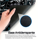 Mousepad Gamer Speed Extra Grande 60x30 Dragão Dark Cor Preto