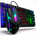 Kit Teclado Gamer Thype Membrana Com Mouse Rgb Luminoso Cor Do Mouse Preto Cor Do Teclado Preto