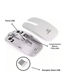 Kit Teclado E Mouse Sem Fio Wireless Usb 2.4 Ghz Abnt2