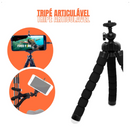 Kit Gamer Mobilador Celular Teclado Mouse Tripé Usb Rgb Otg Preto