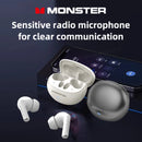 Fones Monster MQT39 Bluetooth 6.0 TWS – Som HiFi, Microfone e Cancelamento de Ruído
